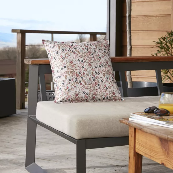 Outdoor Kissenbezug quadratisch (45 x 45 cm) Capucine Beige