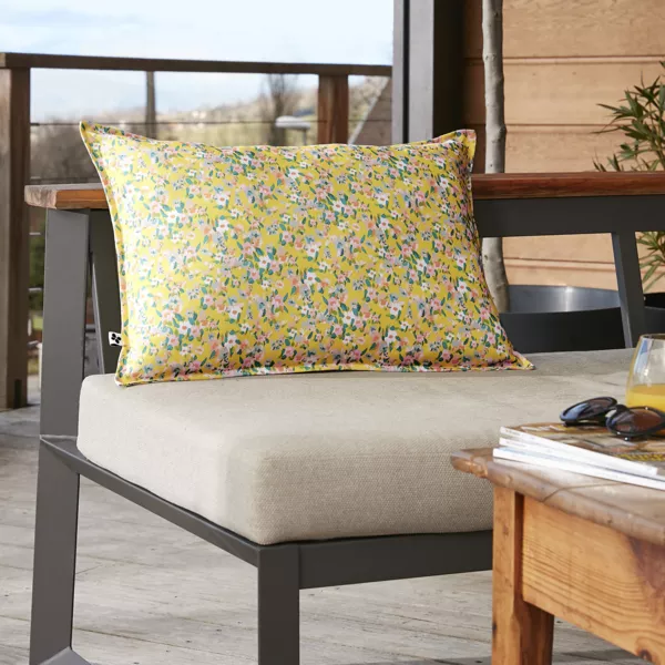 Housse de coussin ext�rieur rectangulaire (40 x 60 cm) Manon Jaune