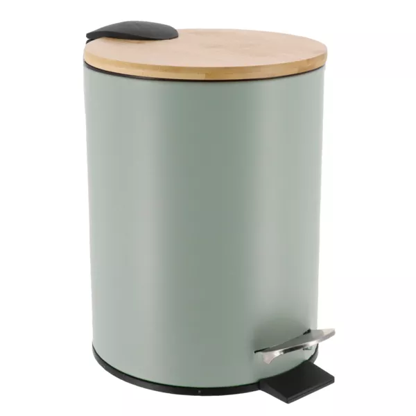 Poubelle à pédale avec frein de chute Timeless Vert eucalyptus