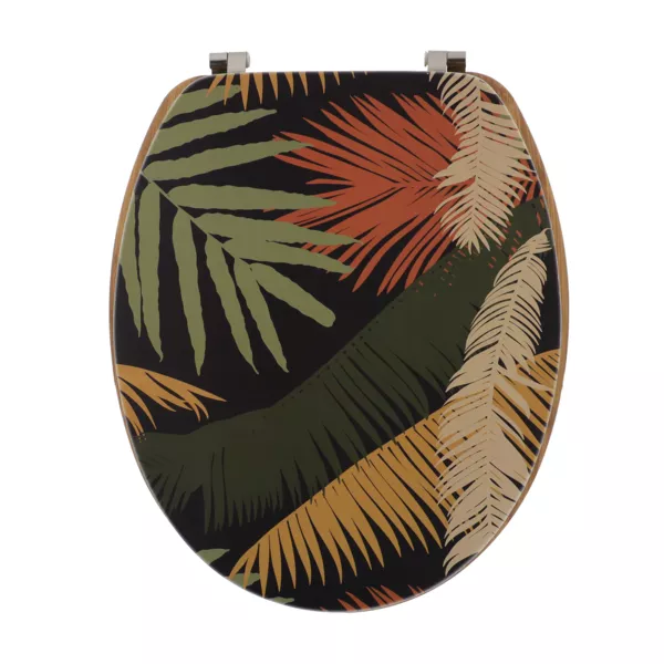 WC-Sitz 18 Zoll MDF Exotic Garden Mehrfarbig