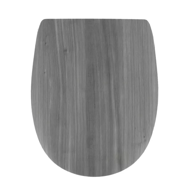 Abattant WC 18 pouces MDF Faon Lambris Gris