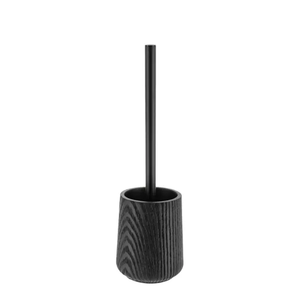 Brosse WC polyrsine effet bois Scandi Noir