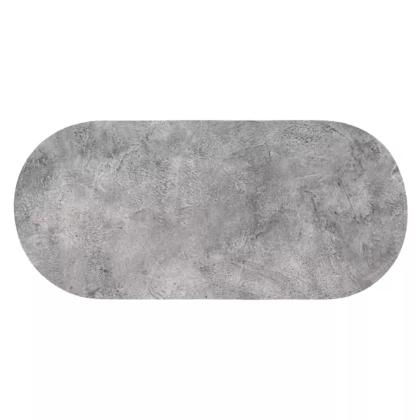 Tapis de bain caoutchouc naturel antidérapant (45 x 100 cm) Nature Brute Gris
