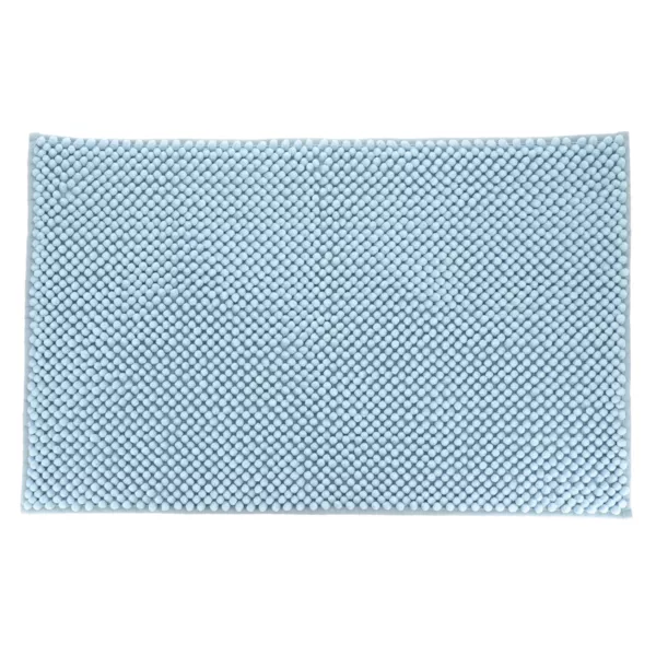 Tapis de bain microfibre (50 x 80 cm) Boules Bleu clair
