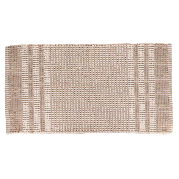 Microvezel chenille badmat (45 x 90 cm) Tokyo Beige