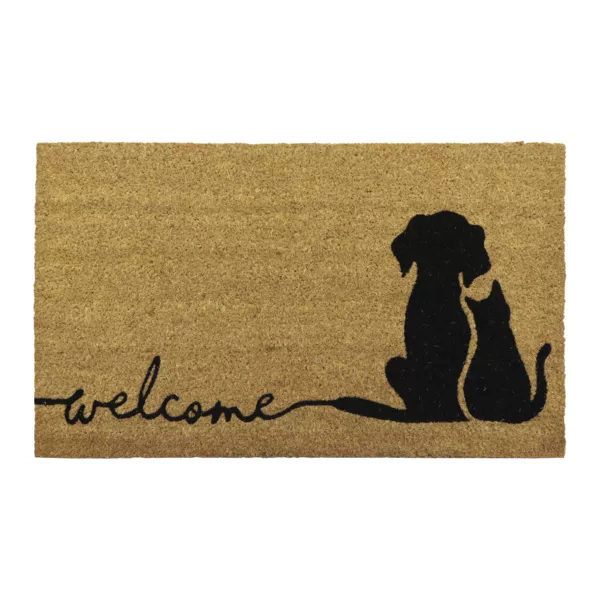 Paillasson Coco (45 x 75 cm) Friends Noir