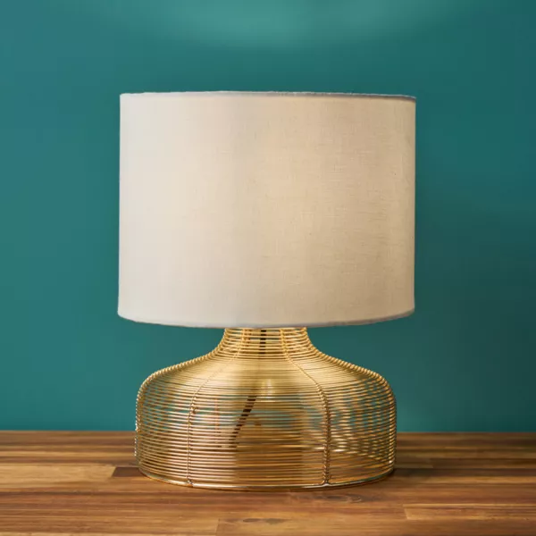 Lampe à poser métal (H26 cm) Lio Or