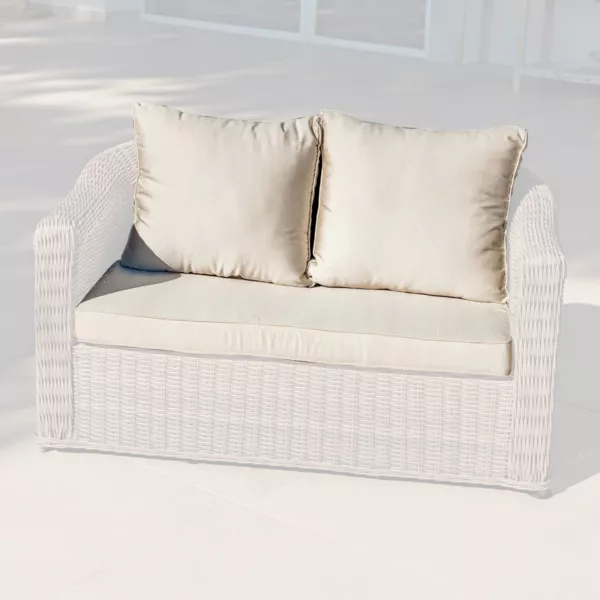 Housses de coussin de remplacement pour Canapé 2 places Calvi Beige