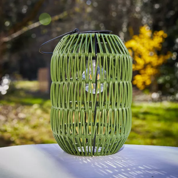 Zonne-energie LED Tuinlantaarn (H24,5 cm) Toscane Groen