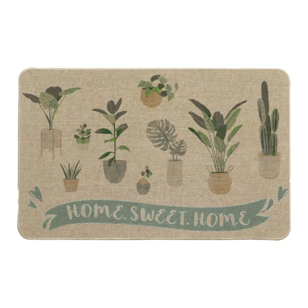 Skridsikker drmtte (50 x 80 cm) Home Sweet Home Beige
