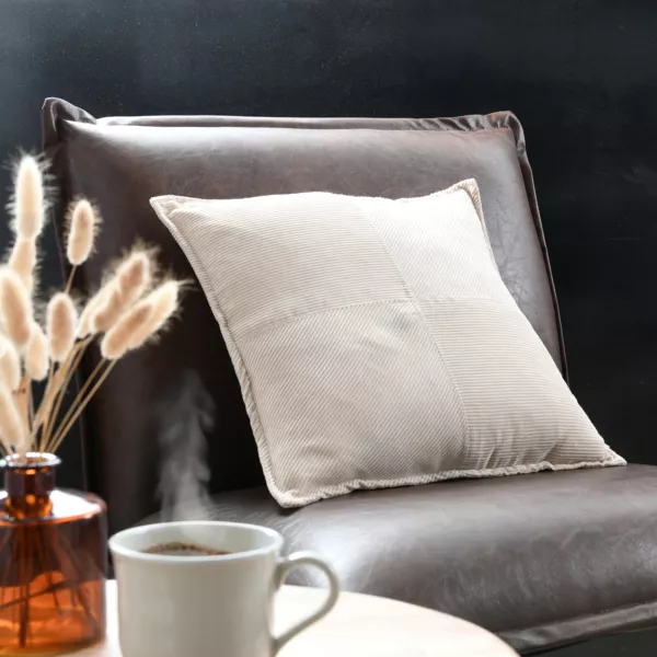 Cuscino quadrato in velluto (45 x 45 cm) Dandy Beige