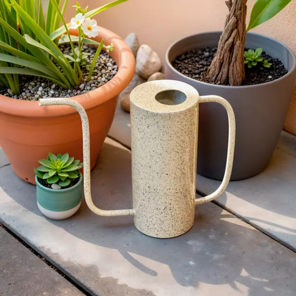 Arrosoir en métal (H31 cm) Terrazzo Beige