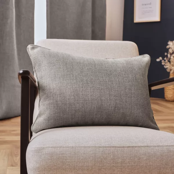 CojÃ­n rectangular tejido (40 x 60 cm) Alba Taupe