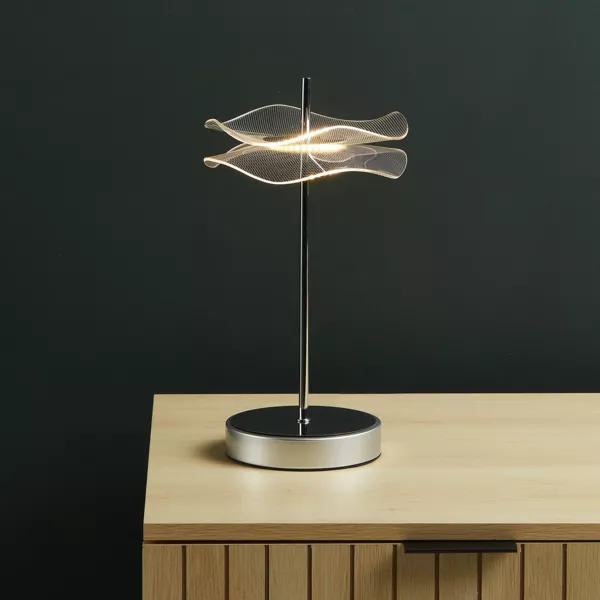 Lampe à poser design LED (H20 cm) Stellar Argent