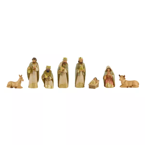 Lot de 8 santons (Hauteur 9 cm) de Gioia