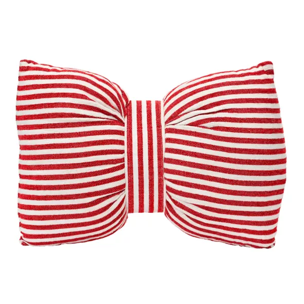 Rektangulær julepude (60 x 40 cm) Rød Sløjfe