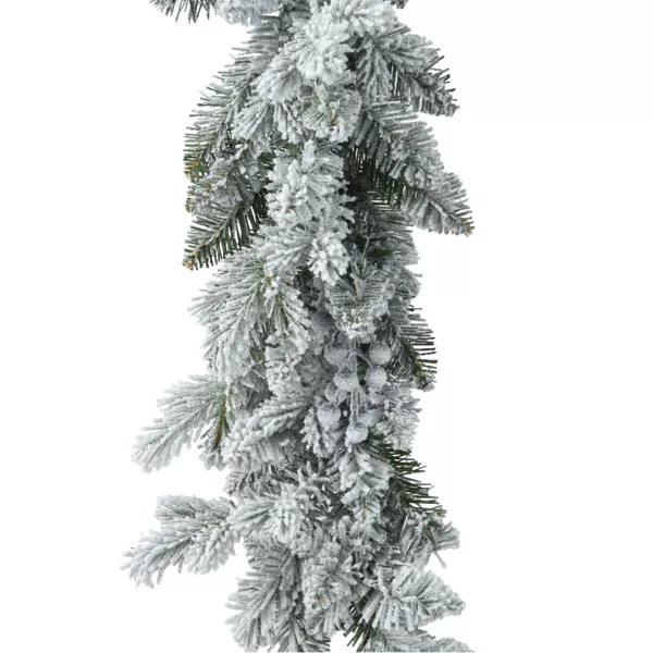 Guirlande de sapin (270 cm - D20) Aspen Vert enneigé