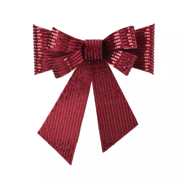 Weihnachtsschleife (H25 cm) Festliches Silvester Rot