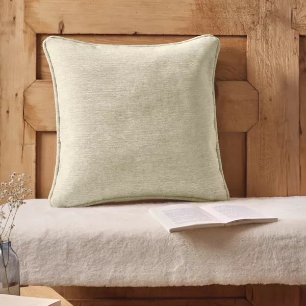 Geweven vierkant kussen (45 x 45 cm) Magnus Beige