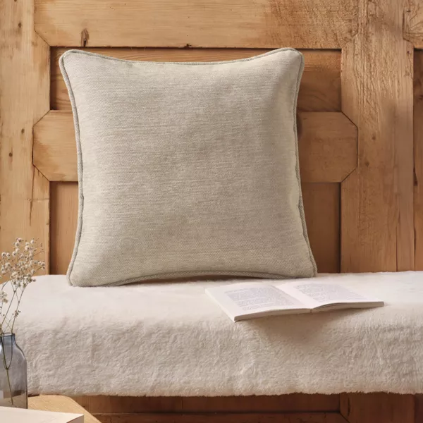 CojÃ­n cuadrado tejido (45 x 45 cm) Magnus Marfil