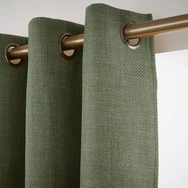 Rideau obscurcissant thermique (280 x 240 cm) Alba Vert kaki