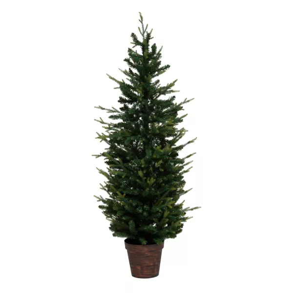 �rbol de Navidad artificial en maceta (H150 cm) Helsinki Verde abeto