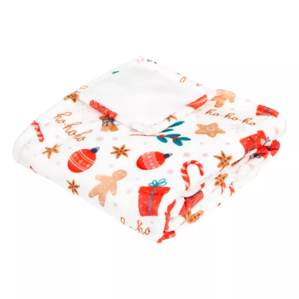 Plaid de Noël (180 x 130 cm) Délice Multicolore
