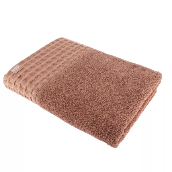 Serviette de bain coton (70 x 130 cm) Season Color Caramel
