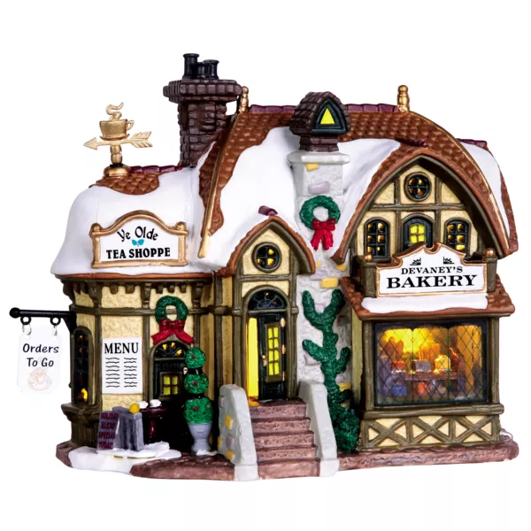 Village de Noël Lemax lumineux Boulangerie Devaney's