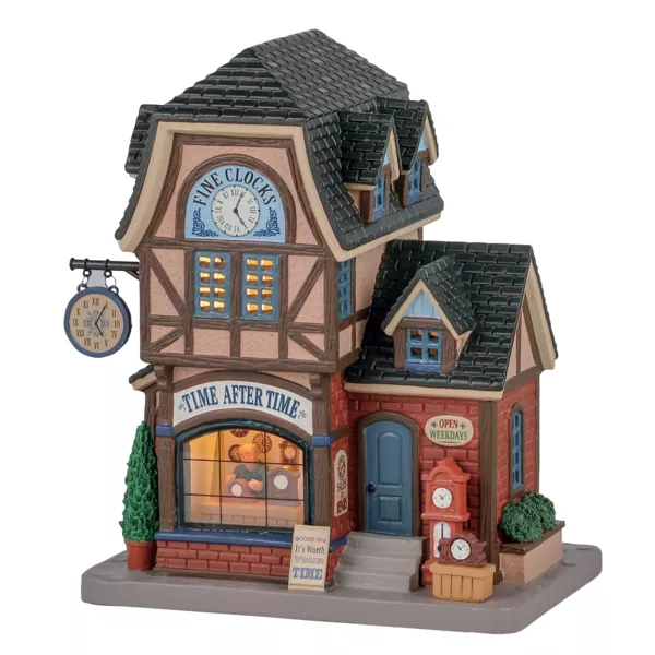 Village de Noël Lemax lumineux Horloger le bon Temps