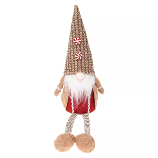 Folletto di Natale seduto (H57 cm) Mister Caramelio Beige