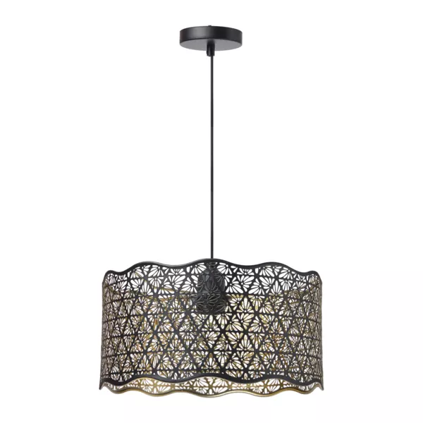 Hanglamp van metaal (D30 cm) Farah Zwart