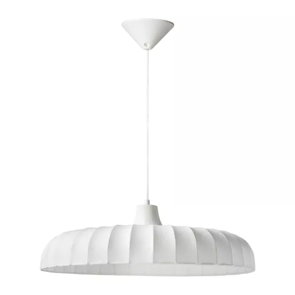 Suspension lumineuse tissu (D50 cm) Marcel Blanche