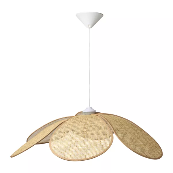 Suspension lumineuse naturelle (D68 cm) Margaux Beige