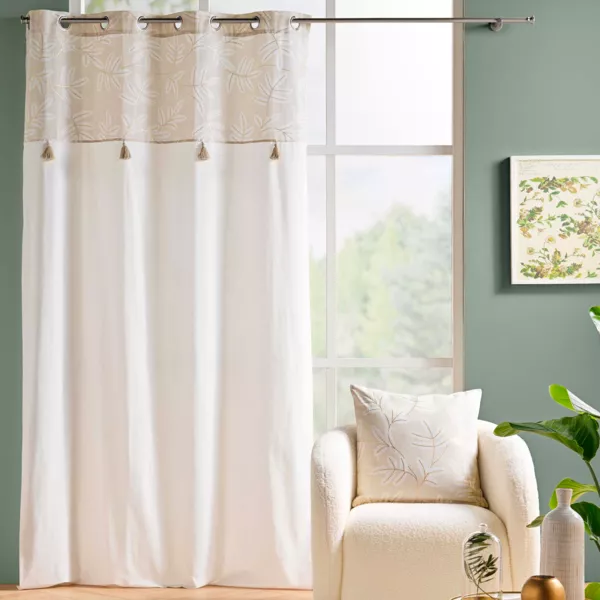 Katoenen gordijn (140 x 240 cm) Altéa Beige