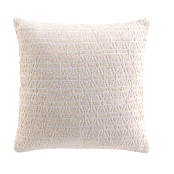 Coussin carré coton (45 x 45 cm) Milano Ecru