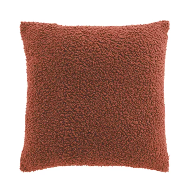 Quadratische Kissenhlle (40 x 40 cm) Woolen Terrakotta