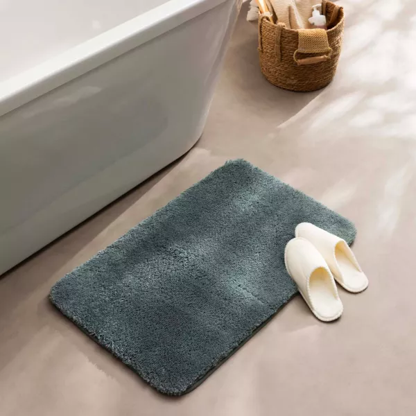 Tapis de bain microfibre (50 x 80 cm) Maël Vert cèdre