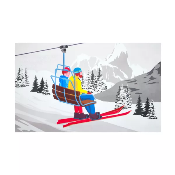 Multifunktionelt skridsikkert tppe (45 x 75 cm) Planolet Multifarvet