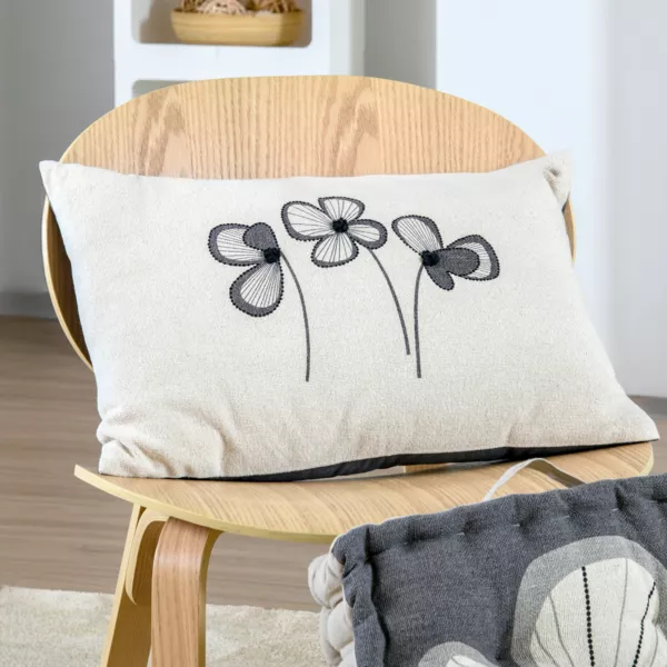 Cojín Rectangular de algodón (40 x 60 cm) Tilda Marfil