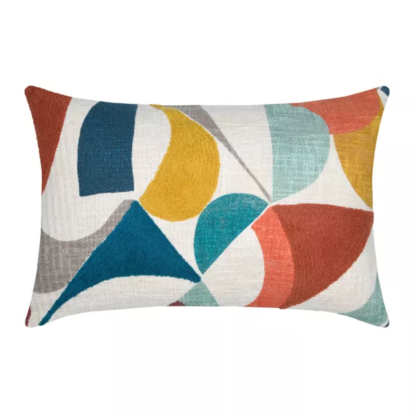 Coussin rectangulaire tufté (40 x 60 cm) Blokken Multicolore