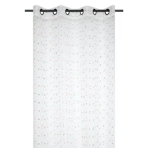 Gordijn (140 x 260 cm) Betty Wit