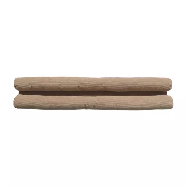 Dubbele fluwelen tochtstopper (80 cm) Ernest Beige