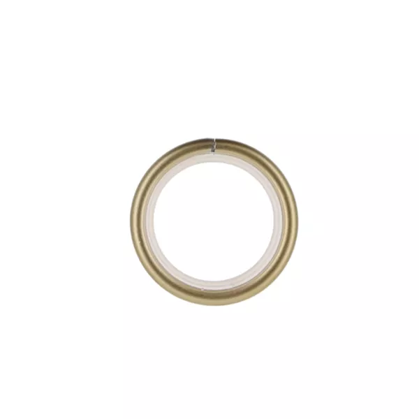 St med 8 gardinringe i metal (Diameter 20 mm) Jim Guld