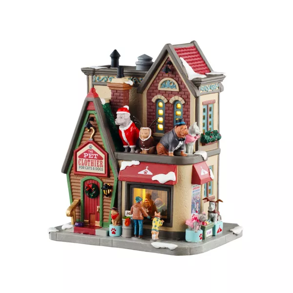 Villaggio di Natale Lemax luminoso Negozio per animali