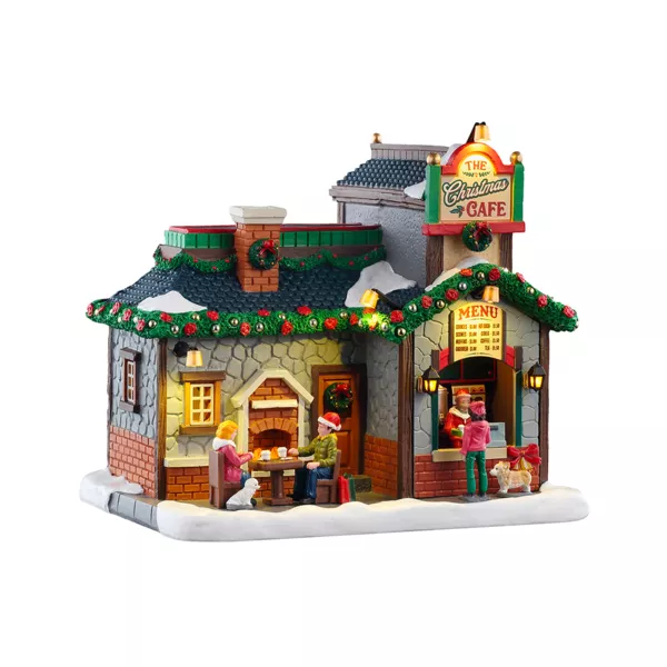 Lemax Kerstdorp verlicht De Kerstcafé