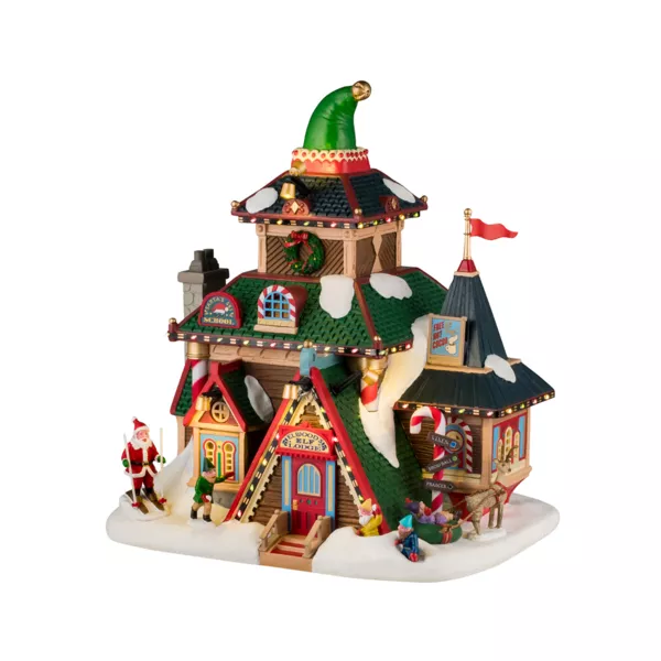 Lemax Kerstdorp Verlicht Elwood's Elf Cottage