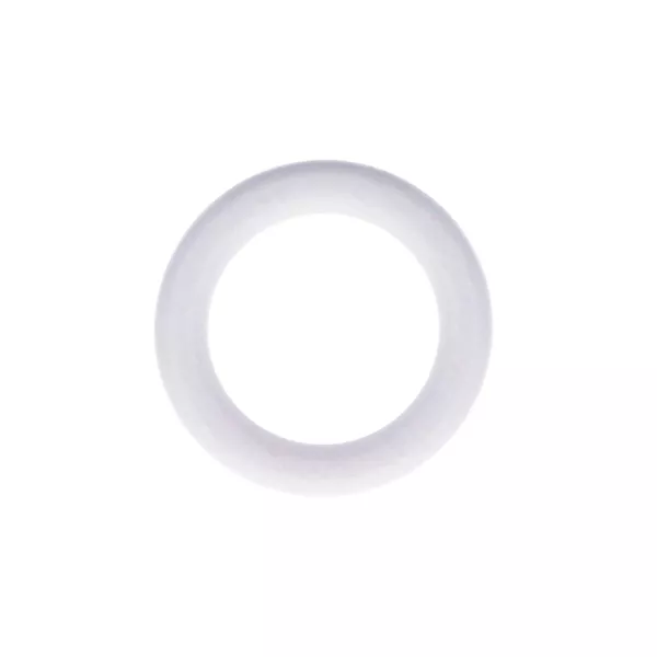 Lote de 10 anillos madera (D28 mm) Nils Blanco