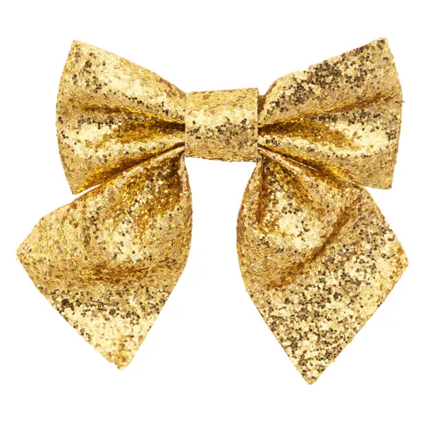 Lot de 2 nœuds (H16 cm) Brillant Or