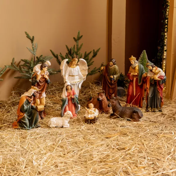 Les 11 santons (Hauteur 30 cm) de Pauline